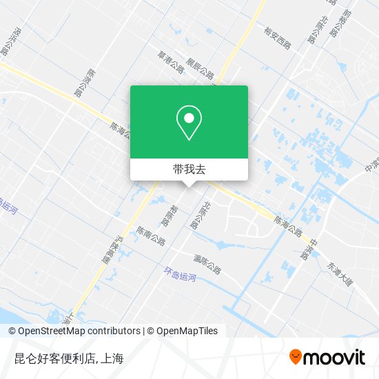 昆仑好客便利店地图