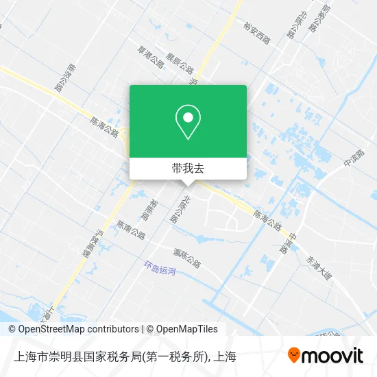 上海市崇明县国家税务局(第一税务所)地图