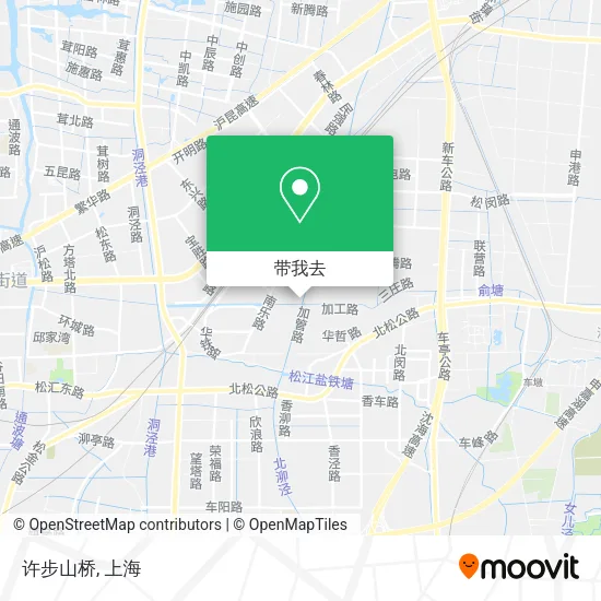许步山桥地图