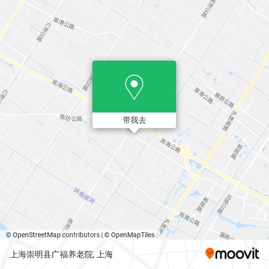 上海崇明县广福养老院地图