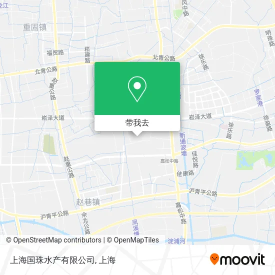 上海国珠水产有限公司地图