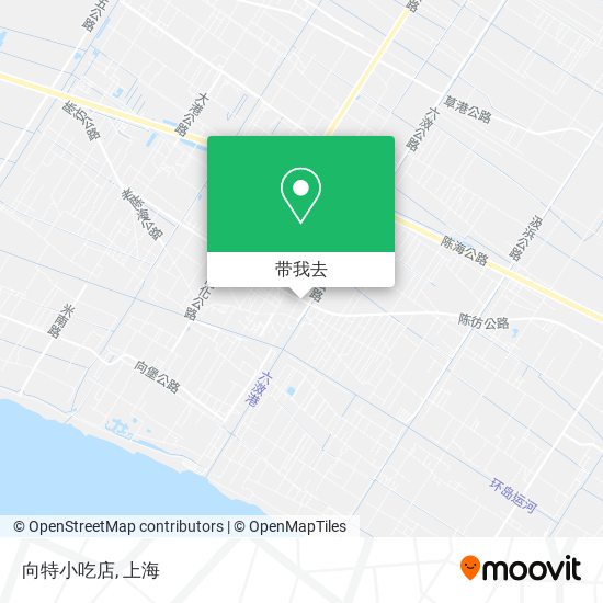 向特小吃店地图