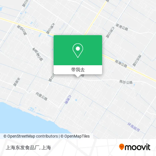上海东发食品厂地图