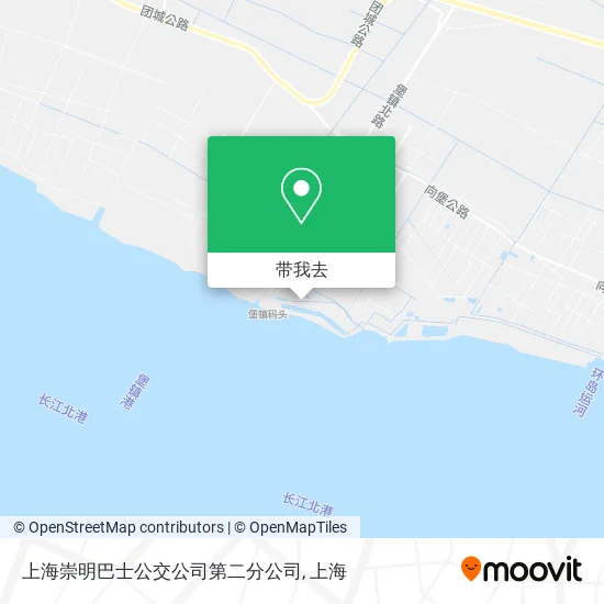 上海崇明巴士公交公司第二分公司地图