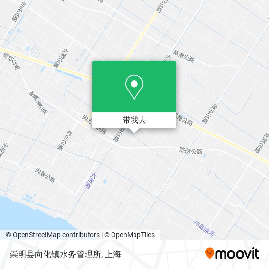 崇明县向化镇水务管理所地图