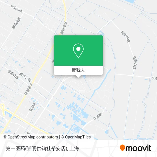 第一医药(崇明供销社裕安店)地图