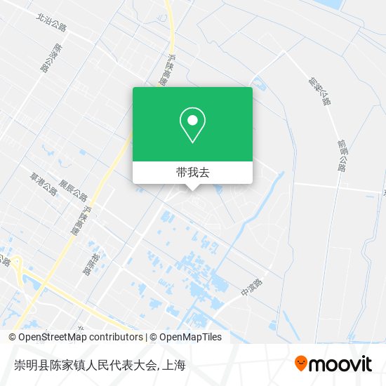 崇明县陈家镇人民代表大会地图