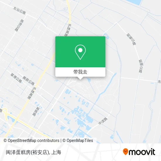 闽泽蛋糕房(裕安店)地图