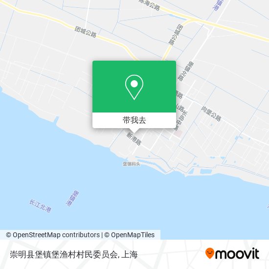 崇明县堡镇堡渔村村民委员会地图
