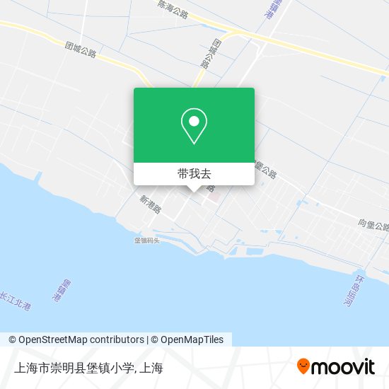 上海市崇明县堡镇小学地图