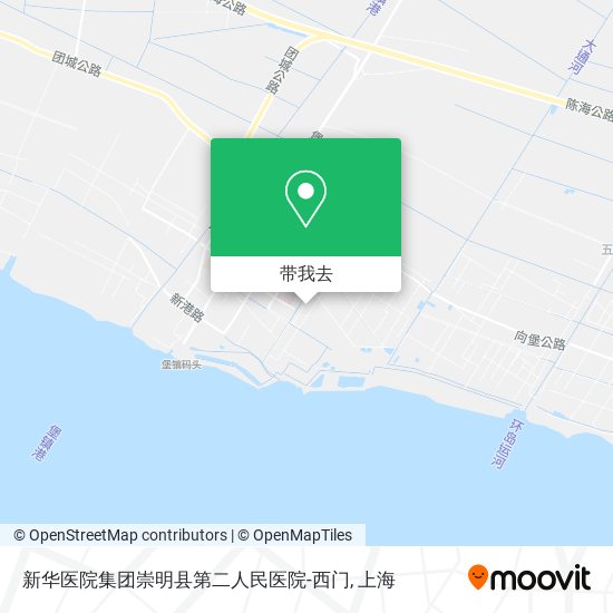 新华医院集团崇明县第二人民医院-西门地图