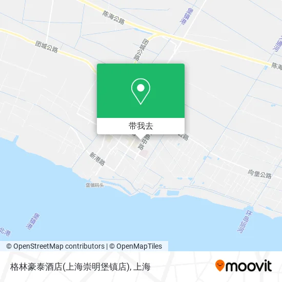 格林豪泰酒店(上海崇明堡镇店)地图