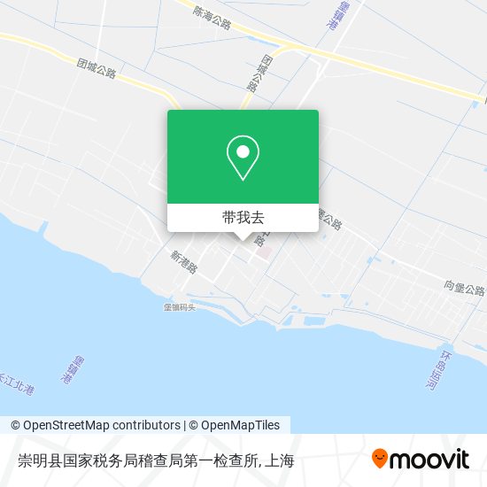 崇明县国家税务局稽查局第一检查所地图