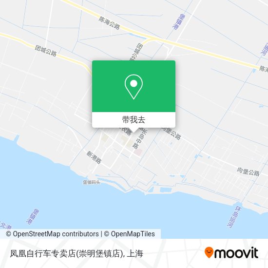 凤凰自行车专卖店(崇明堡镇店)地图