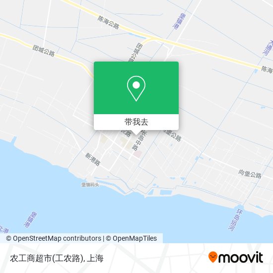 农工商超市(工农路)地图