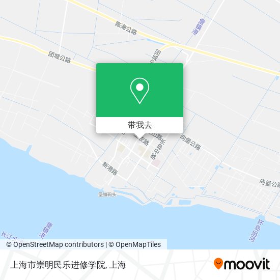 上海市崇明民乐进修学院地图