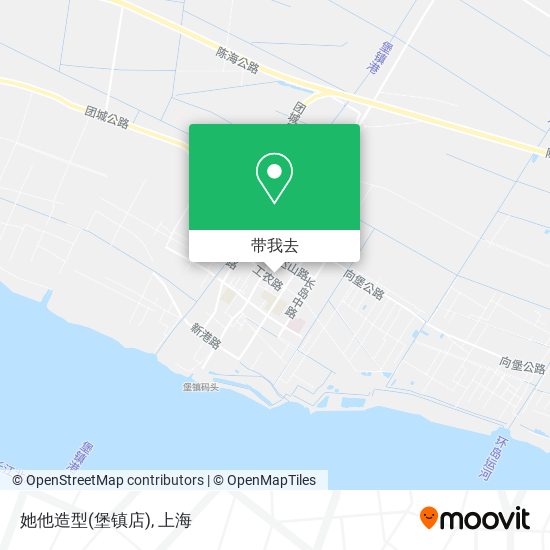 她他造型(堡镇店)地图