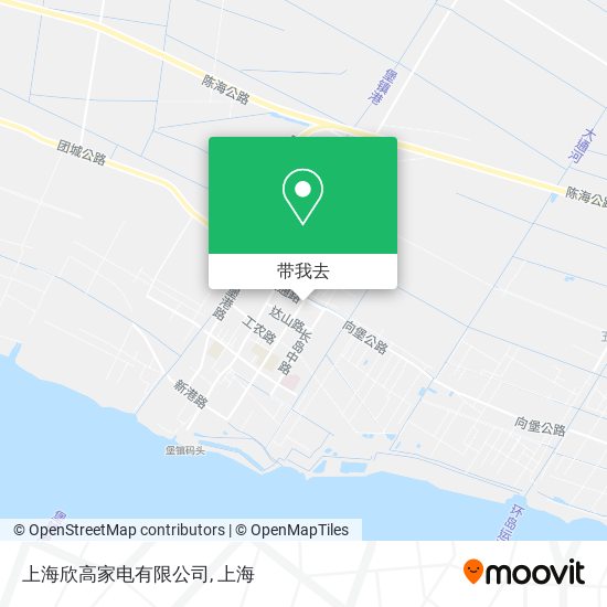 上海欣高家电有限公司地图
