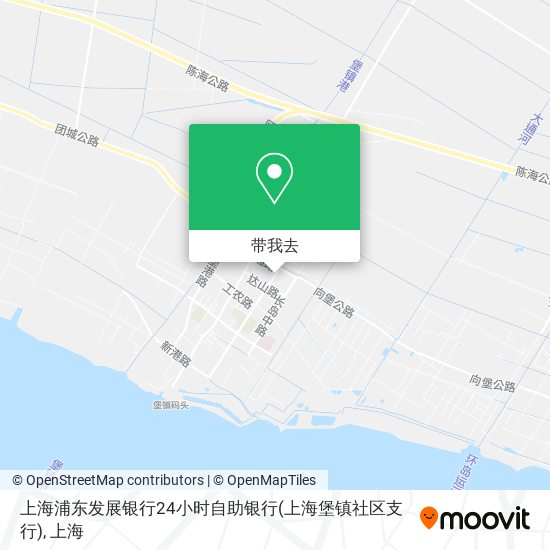 上海浦东发展银行24小时自助银行(上海堡镇社区支行)地图