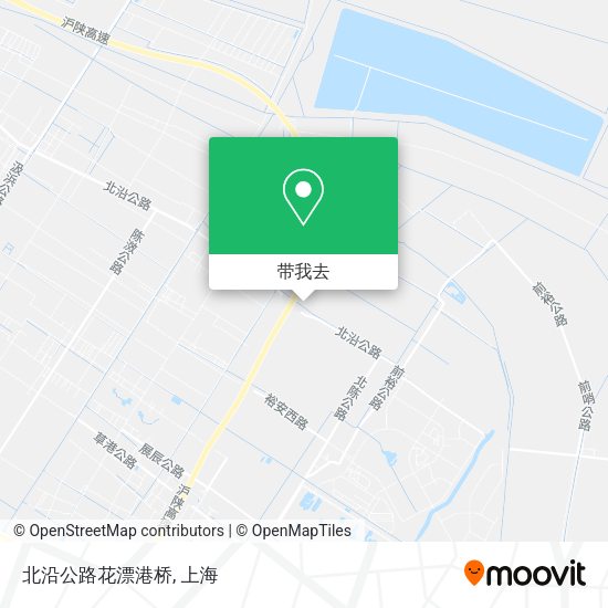 北沿公路花漂港桥地图