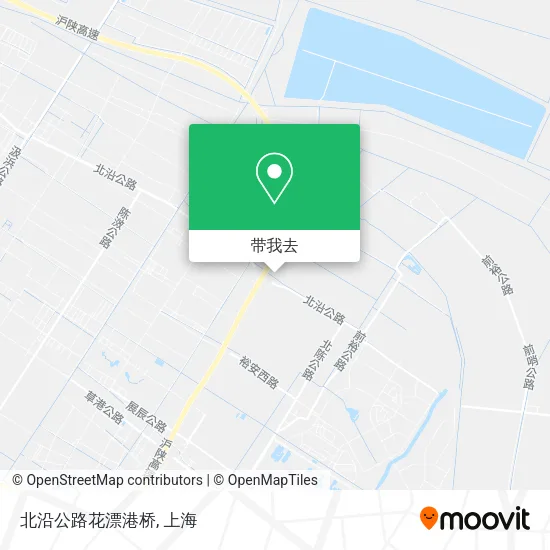 北沿公路花漂港桥地图