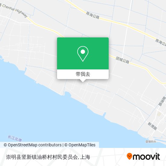 崇明县竖新镇油桥村村民委员会地图