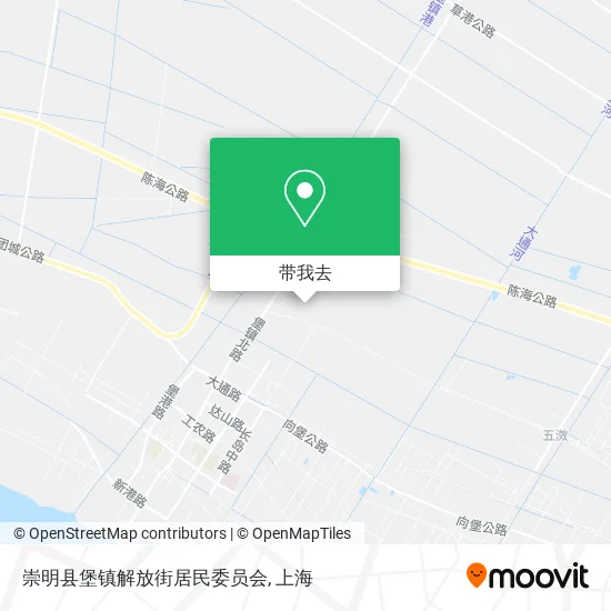 崇明县堡镇解放街居民委员会地图