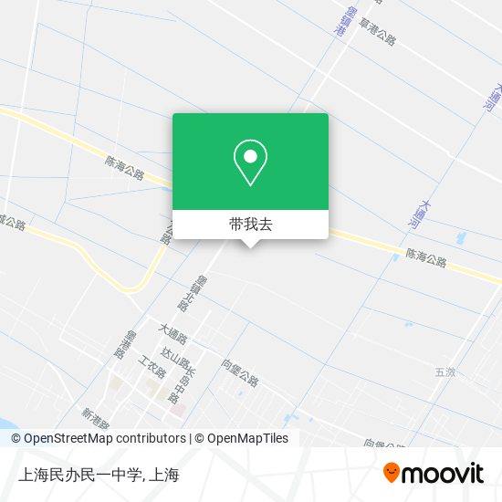 上海民办民一中学地图