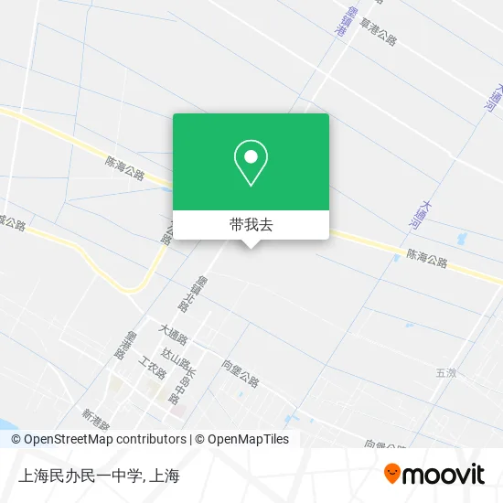 上海民办民一中学地图