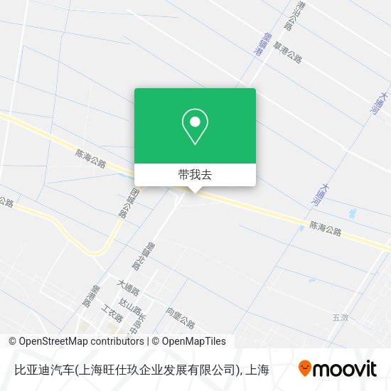 比亚迪汽车(上海旺仕玖企业发展有限公司)地图