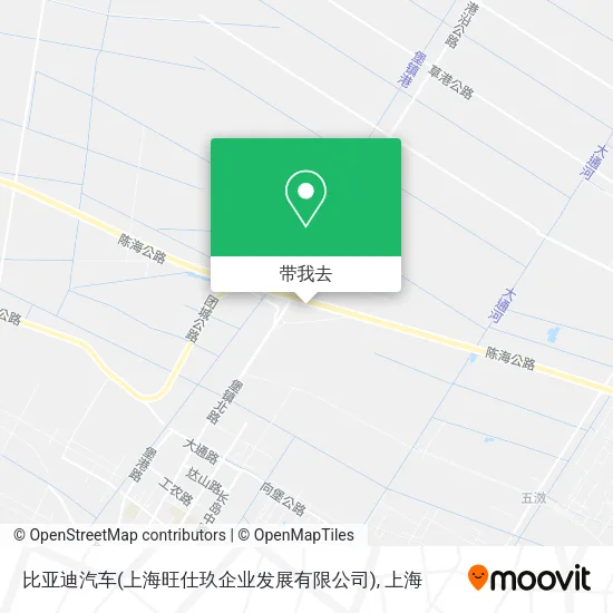 比亚迪汽车(上海旺仕玖企业发展有限公司)地图
