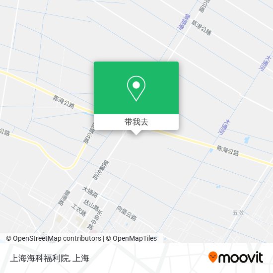 上海海科福利院地图