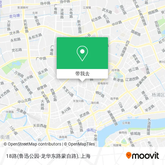 18路(鲁迅公园-龙华东路蒙自路)地图