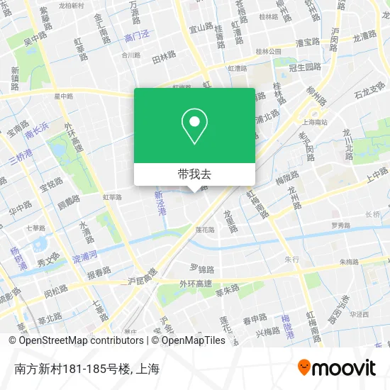 南方新村181-185号楼地图