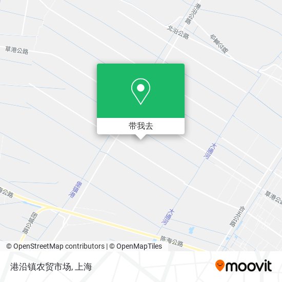 港沿镇农贸市场地图