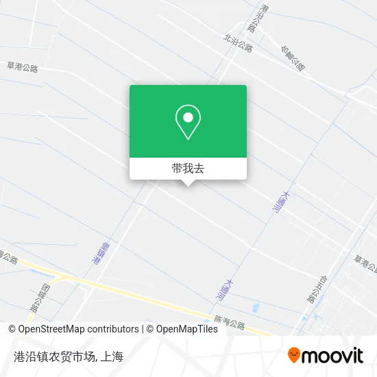 港沿镇农贸市场地图