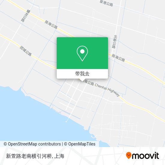 新萱路老南横引河桥地图