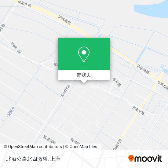 北沿公路北四滧桥地图