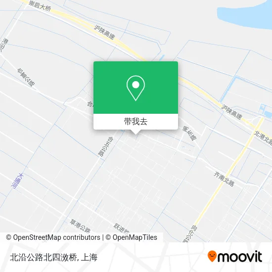 北沿公路北四滧桥地图