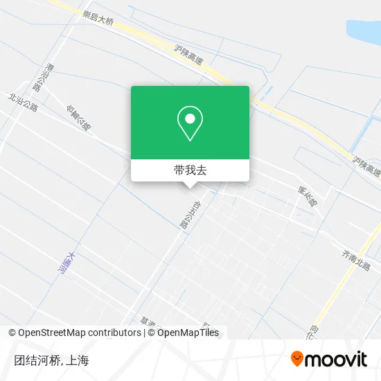 团结河桥地图