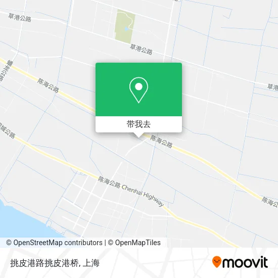挑皮港路挑皮港桥地图