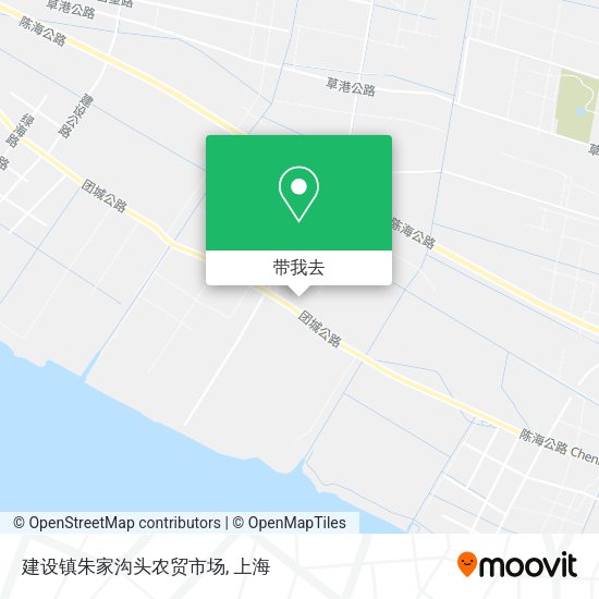 建设镇朱家沟头农贸市场地图
