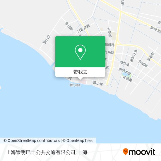 上海崇明巴士公共交通有限公司地图