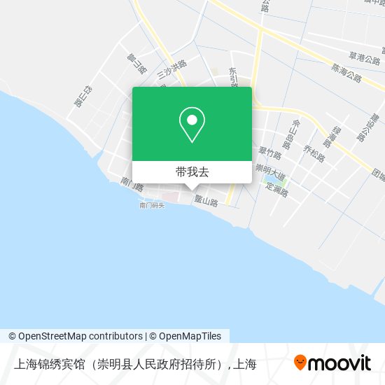 上海锦绣宾馆（崇明县人民政府招待所）地图