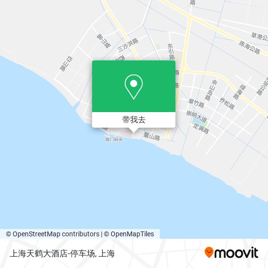 上海天鹤大酒店-停车场地图