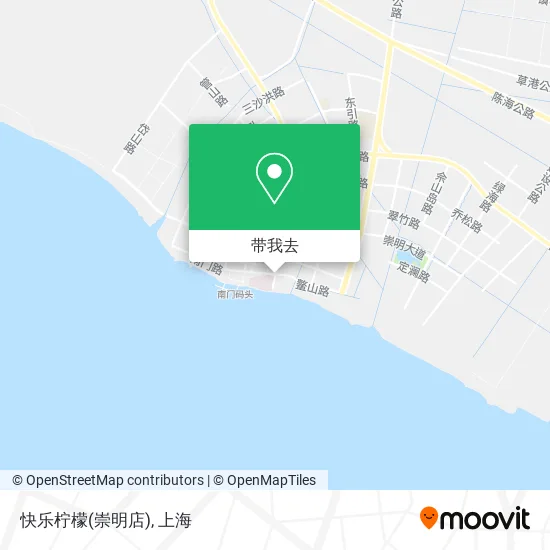 快乐柠檬(崇明店)地图