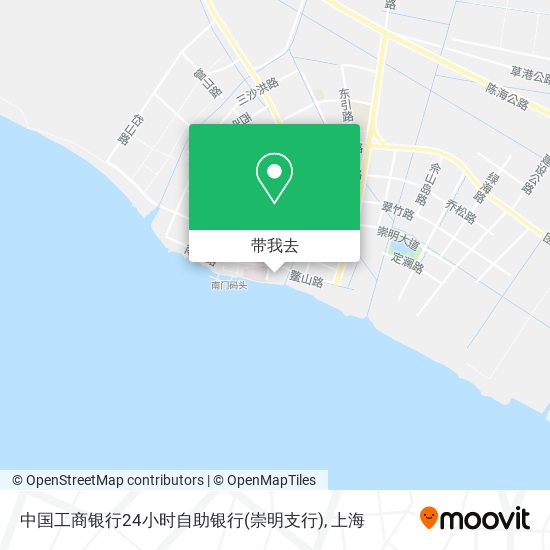 中国工商银行24小时自助银行(崇明支行)地图