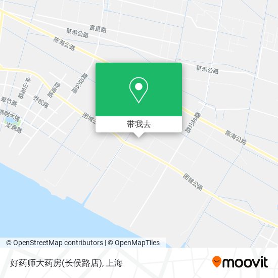 好药师大药房(长侯路店)地图
