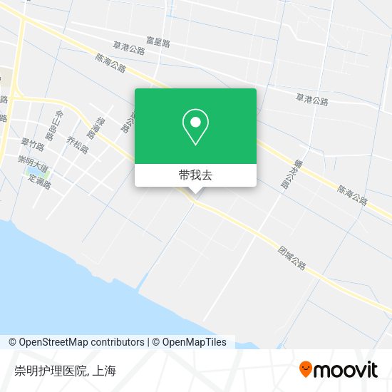崇明护理医院地图