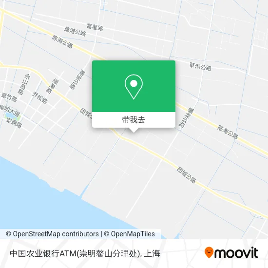 中国农业银行ATM(崇明鳌山分理处)地图